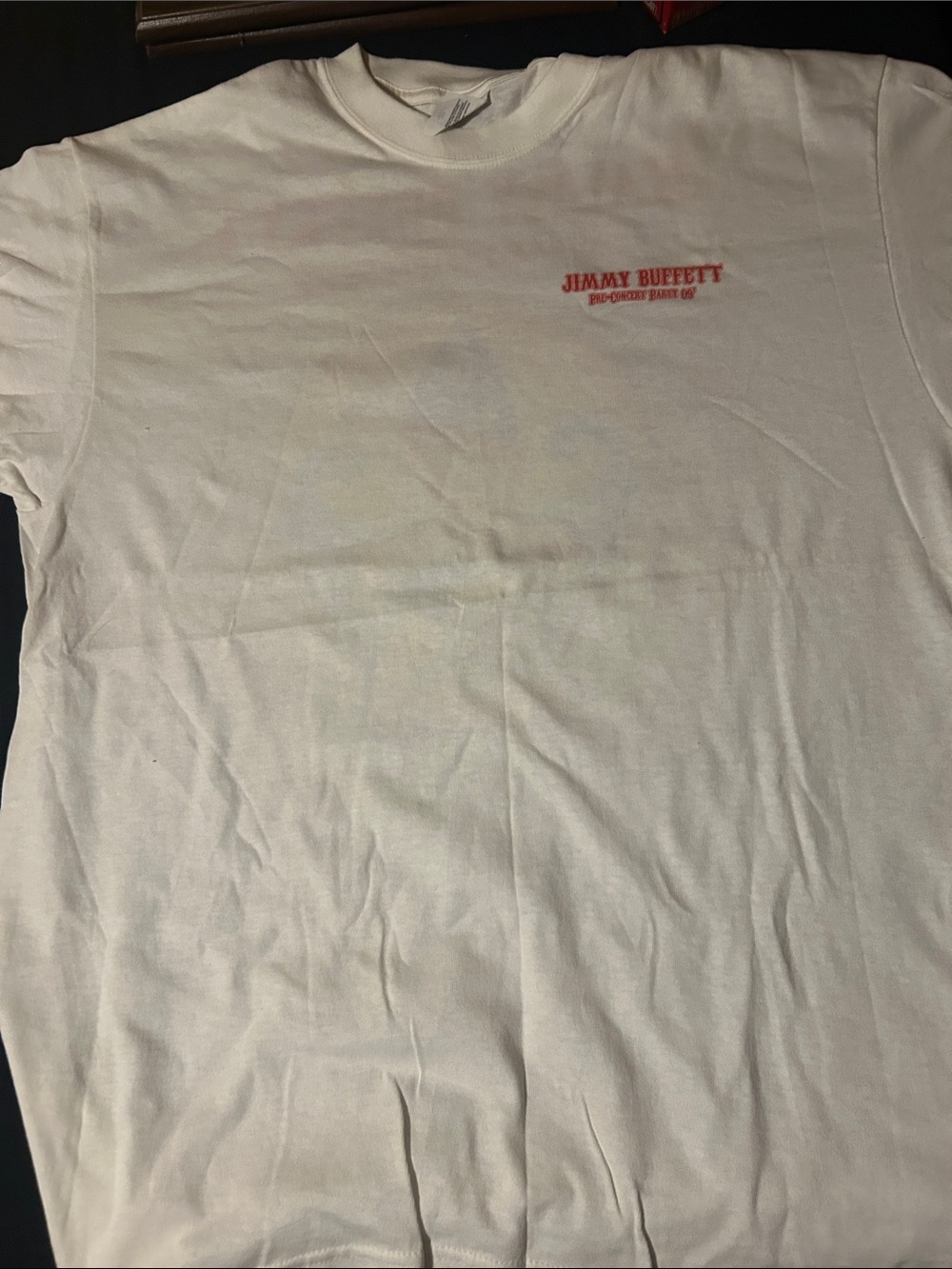 Jimmy Buffet pre-concert party t-shirt. XL from 2009. Boardwalk Billys Charlotte